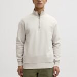 HALF ZIP SWEATSHIRT
