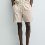 TEXTURED BERMUDA SHORTS