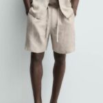 TEXTURED BERMUDA SHORTS