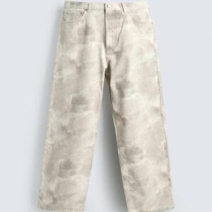 ABSTRACT PRINT JEANS