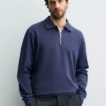 HALF ZIP SWEATSHIRT