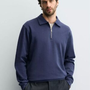 HALF ZIP SWEATSHIRT