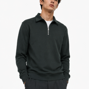 HALF ZIP SWEATSHIRT
