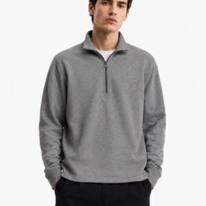 HALF ZIP SWEATSHIRT