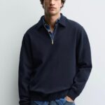 HALF ZIP SWEATSHIRT