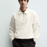 HALF ZIP SWEATSHIRT