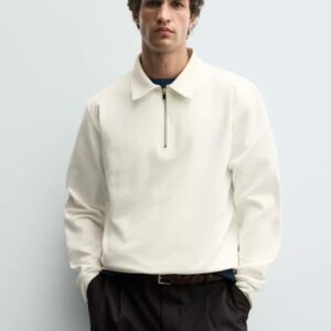 HALF ZIP SWEATSHIRT