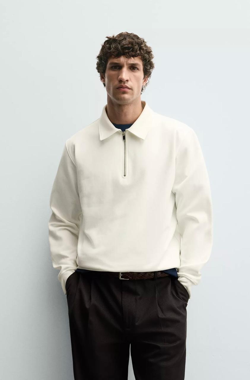 5e3c91ad-e3d4-4083-9ad1-00810ca8cdd2 HALF ZIP SWEATSHIRT - Image 1