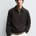 HALF ZIP SWEATSHIRT