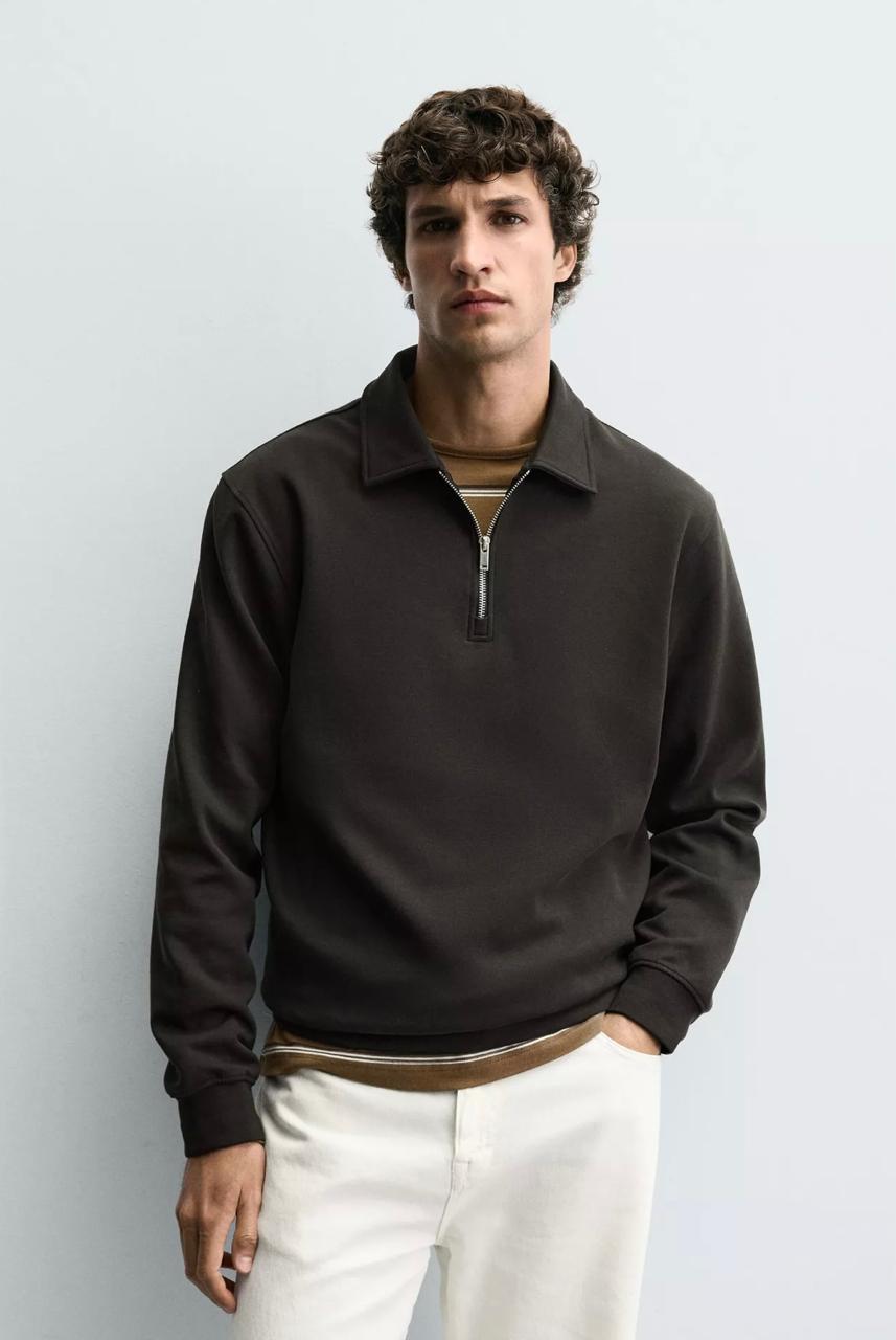 79568f87-f336-4340-9e48-437302360aef HALF ZIP SWEATSHIRT - Image 1
