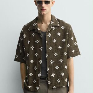 TEXTURED JACQUARD SHIRT