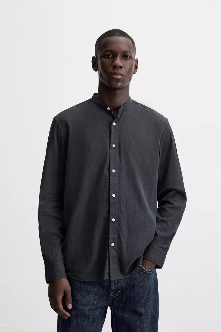 IMG_3442 CREASE EFFECT SHIRT - Image 1
