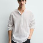 CREASE EFFECT  POLO SHIRT