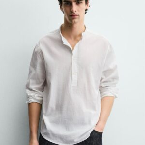CREASE EFFECT  POLO SHIRT