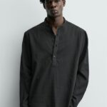 CREASE EFFECT POLO SHIRT