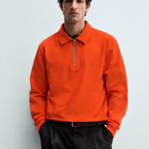 QUARTER ZIP SWEATSHIRT