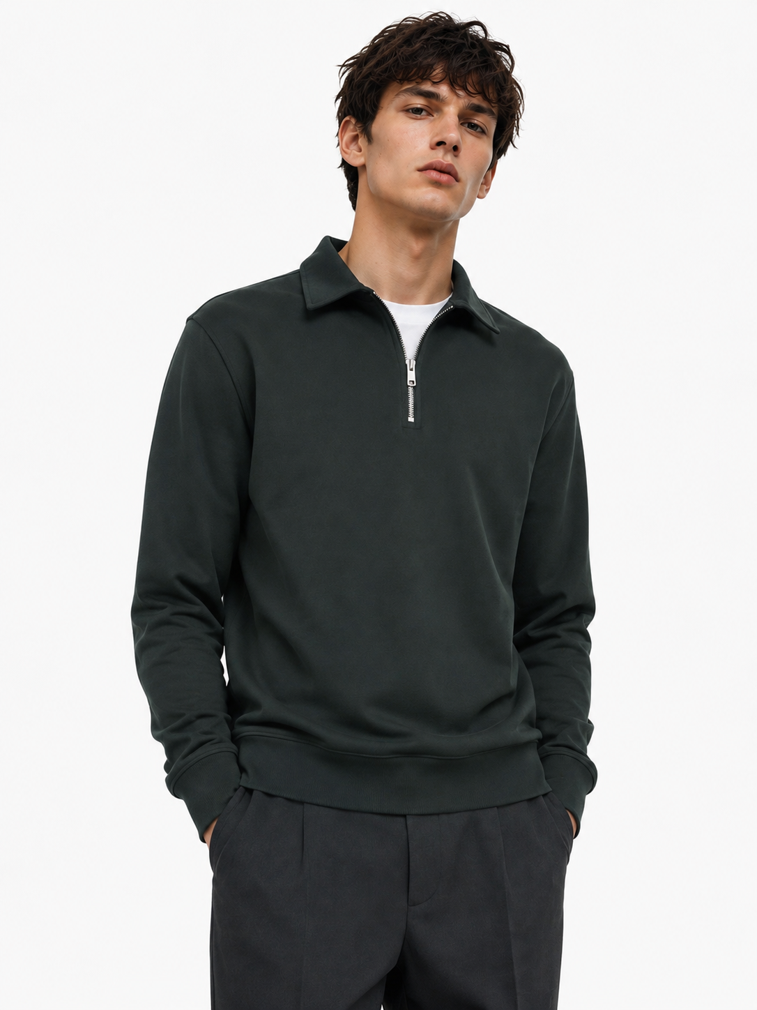 IMG_6093 QUARTER ZIP SWEATSHIRT - Image 1