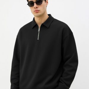 QUARTER ZIP SWEATSHIRT