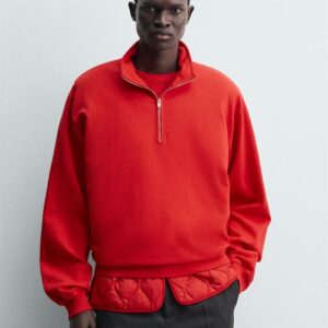 QUARTER ZIP SWEATSHIRT